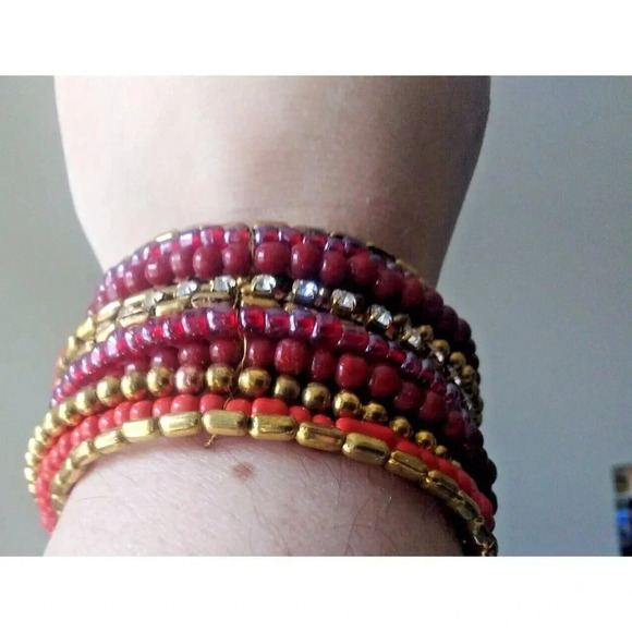 NWT Beaded Cuff Bracelet by Tazmun Arts - Picture 5 of 5